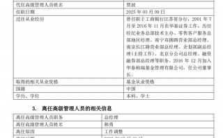华泰柏瑞总经理韩勇卸任，灵魂人物相继离开接下来怎么走？|界面新闻